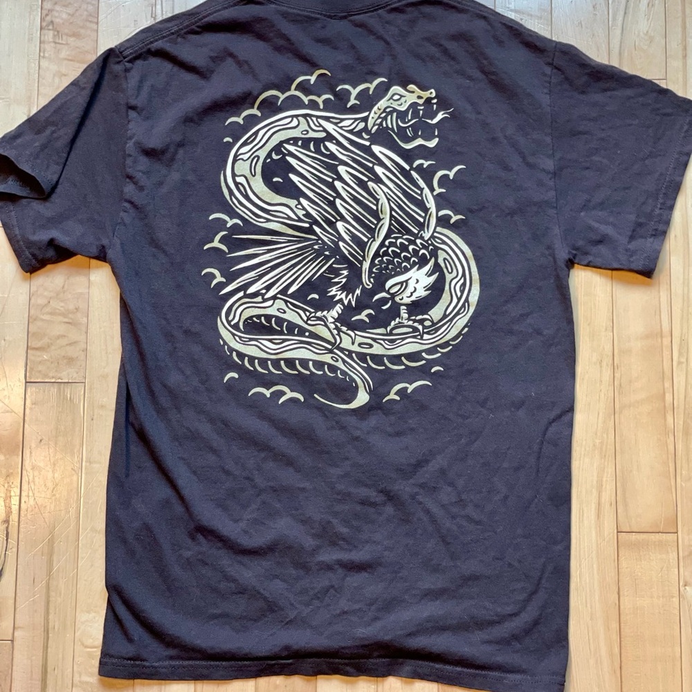 Dark brown Graphic T-Shirt